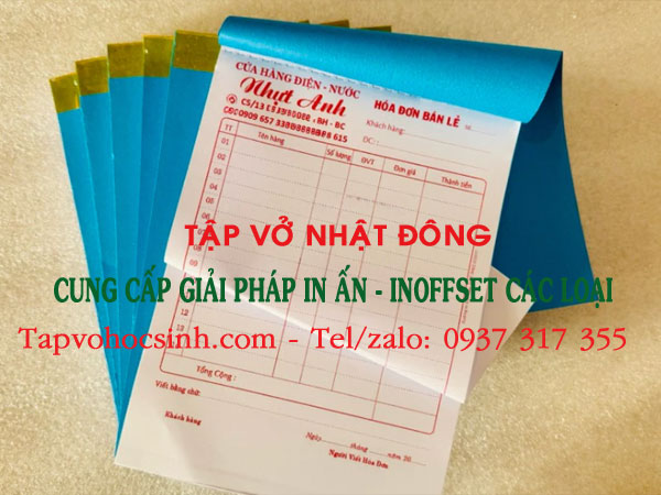 giá in hoá đơn theo yêu cầu