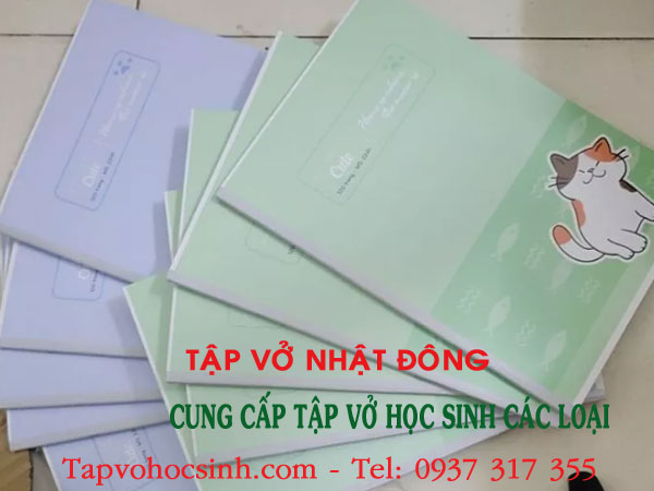 quy trình sản xuất vở học sinh cấp 3