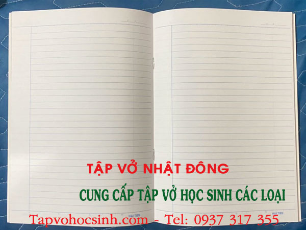 vở học sinh cấp 3